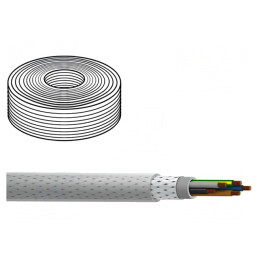 Cablu MACHFLEX 4G2,5mm2 PVC Transparent 50m