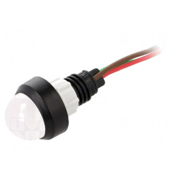 Lampa LED de Control 24V Ø13mm Roșu/Verde | Electronic-mag.ro | Componente Electronice