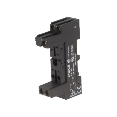 Stativ pentru șină DIN pentru relee SSR2/SSR9 3,5mm | Electronic-mag.ro | Componente Electronice