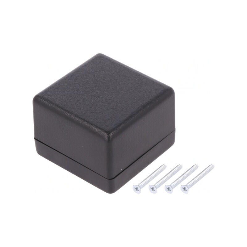 Carcasă Universală Neagră 56x56x40mm ABS IP54 | Electronic-mag.ro | Componente Electronice