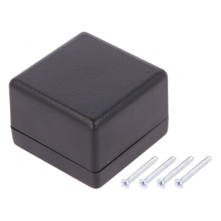 Carcasă Universală Neagră 56x56x40mm ABS IP54 | Electronic-mag.ro | Componente Electronice