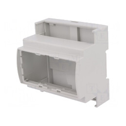 Carcasă pentru șină DIN 90mm x 87,8mm x 62mm gri | Electronic-mag.ro | Componente Electronice