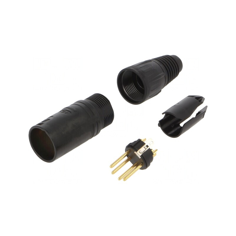 Mufă XLR Tată 4 Pin Dreaptă pe Cablu | Electronic-mag.ro | Componente Electronice Mufă XLR Tată 4 Pin Dreaptă pe Cablu | Electronic-mag.ro | Componente Electronice