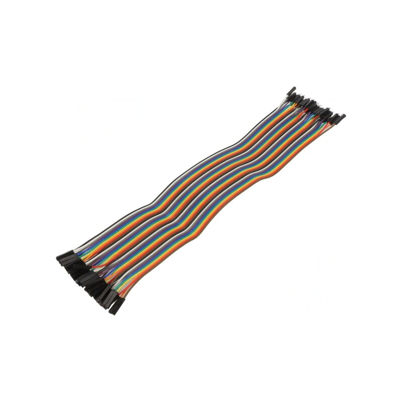 Cablu Conectare 300mm 40 PIN Colorat | Electronic-mag.ro | Componente Electronice