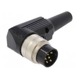 Conector M16 Mufă Tată 6 PIN 5A 250V IP40 | Electronic-mag.ro | Componente Electronice
