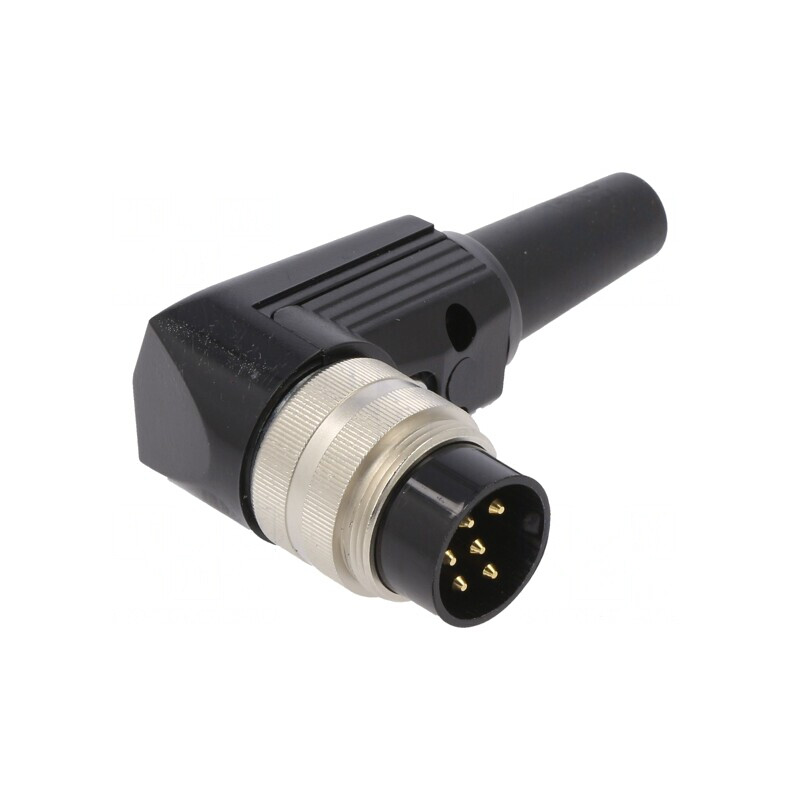 Conector M16 Mufă Tată 6 PIN 5A 250V IP40 | Electronic-mag.ro | Componente Electronice