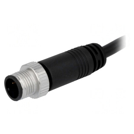 Mufă M12 3-Pin DeviceNet/CANopen 1m IP68/IP69K | Electronic-mag.ro | Componente Electronice