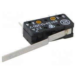 Microîntrerupător SNAP ACTION 2,5A 250VAC | Electronic-mag.ro | Componente Electronice