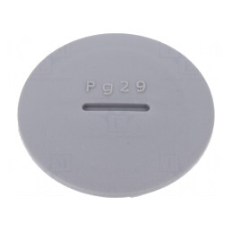 Capac de protecție PG29 poliamidă gri închis 8mm | Electronic-mag.ro | Componente Electronice