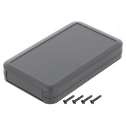 Carcasă Universală ABS Gri Închis 69x115x19.5mm | Electronic-mag.ro | Componente Electronice