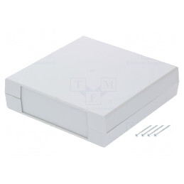 Carcasă Polistiren Gri 219x221x60mm | Electronic-mag.ro | Componente Electronice