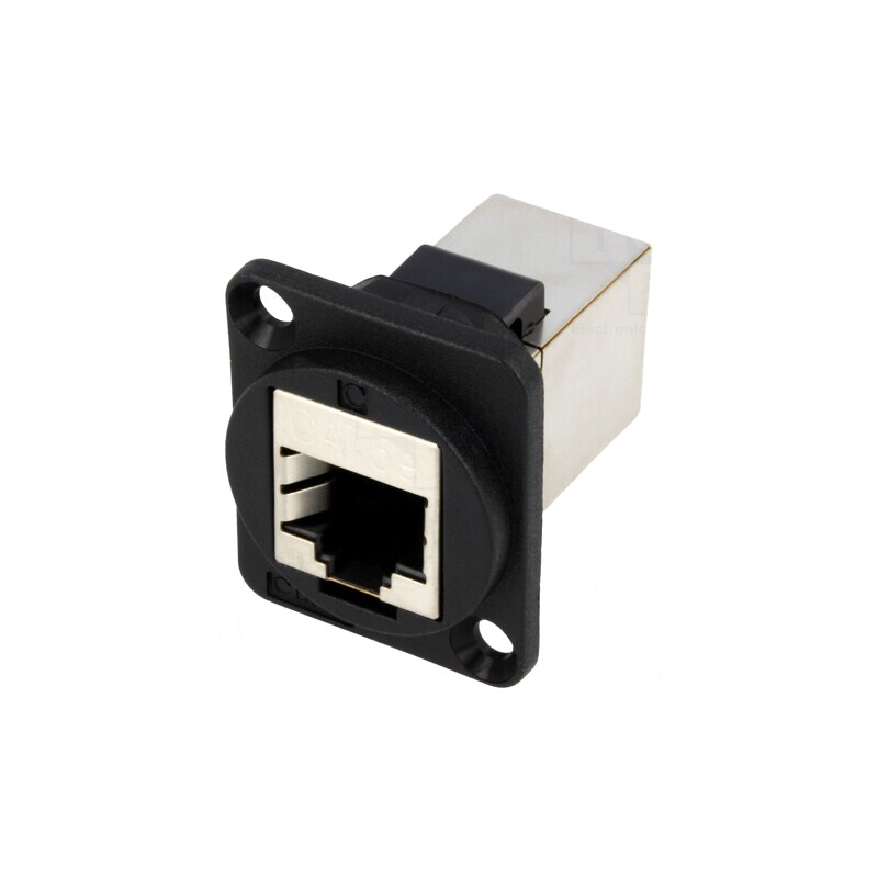 Adaptor FT Cat 5e Ecranat 8p8c Plastic | Electronic-mag.ro | Componente Electronice Adaptor FT Cat 5e Ecranat 8p8c Plastic | Electronic-mag.ro | Componente Electronice