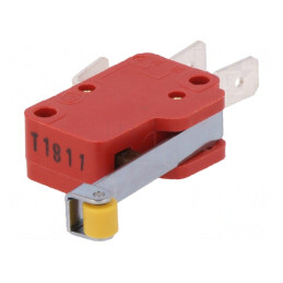 Microîntrerupător SNAP ACTION 10A 400VAC cu Manetă și Rulou | Electronic-mag.ro | Componente Electronice