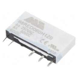 Releu electromagnetic SPDT 60VDC 6A | Electronic-mag.ro | Componente Electronice
