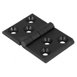 Balama poliamidă 76mm x 50mm cu 6 orificii | Electronic-mag.ro | Componente Electronice