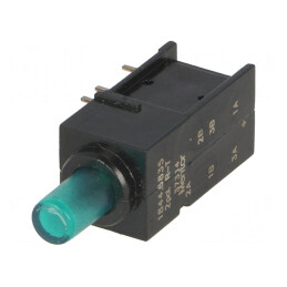Comutator Verde DPDT 2 Pozitii 0.5A 60VAC | Electronic-mag.ro | Componente Electronice