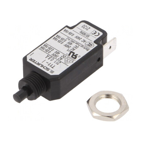 Întrerupător de Supracurent 0.8A 240V/48V SPST MCB | Electronic-mag.ro | Componente Electronice
