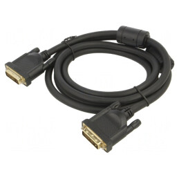 Cablu dual link DVI-D PVC 1,8m | Electronic-mag.ro | Componente Electronice