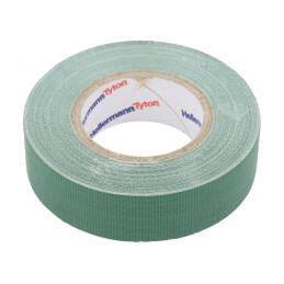 Bandă textilă verde 19mm x 10m | Electronic-mag.ro | Componente Electronice