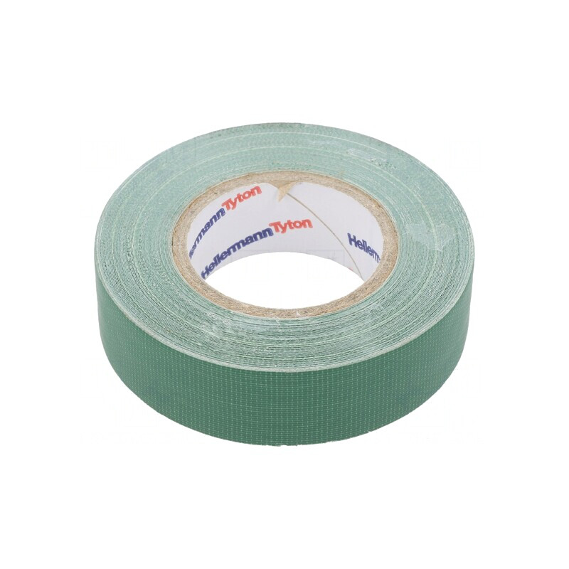 Bandă textilă verde 19mm x 10m | Electronic-mag.ro | Componente Electronice