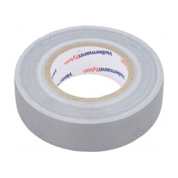 Bandă Textilă Gri 19mm x 10m | Electronic-mag.ro | Componente Electronice