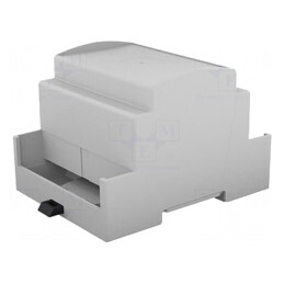 Carcasă pentru șină DIN, gri, 90x71x62mm, 4 module | Electronic-mag.ro | Componente Electronice