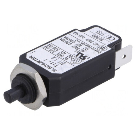 Întrerupător de Supracurent 1A 240VAC 48VDC SPST | Electronic-mag.ro | Componente Electronice