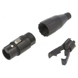Metal Plug Straight Cord 4 Sockets | Electronic-mag.ro | Componente Electronice