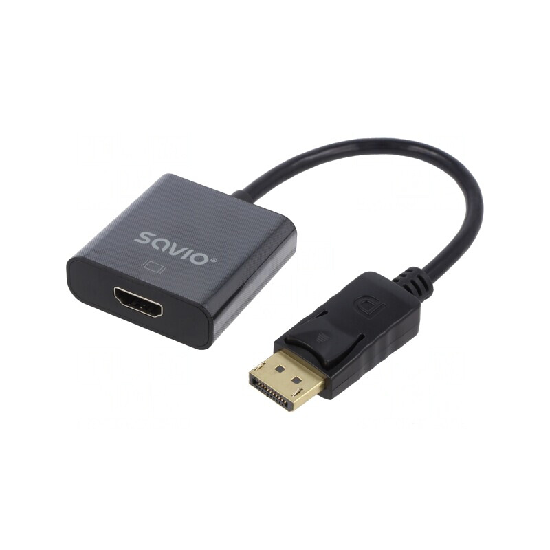 Adaptor DisplayPort la HDMI Negru Blister | Electronic-mag.ro | Componente Electronice