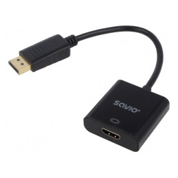 Adaptor DisplayPort la HDMI Negru | Electronic-mag.ro | Componente Electronice