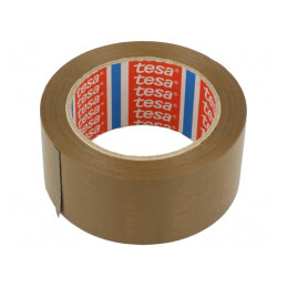 Bandă Adezivă Maro 66m x 50mm Cauciuc Natural | Electronic-mag.ro | Componente Electronice