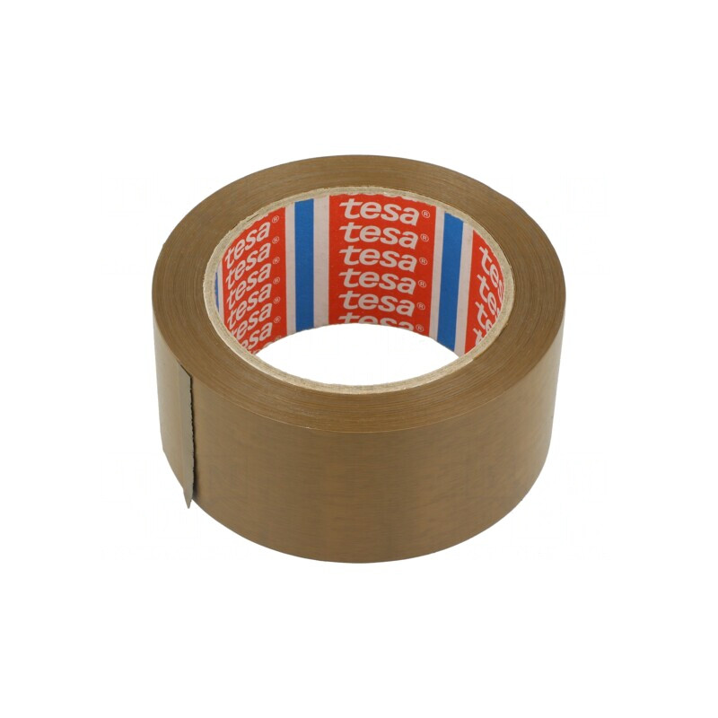 Bandă Adezivă Maro 66m x 50mm Cauciuc Natural | Electronic-mag.ro | Componente Electronice