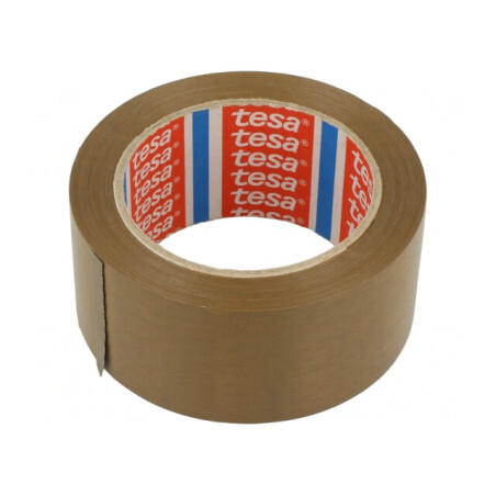 Bandă Adezivă Maro 66m x 50mm Cauciuc Natural | Electronic-mag.ro | Componente Electronice
