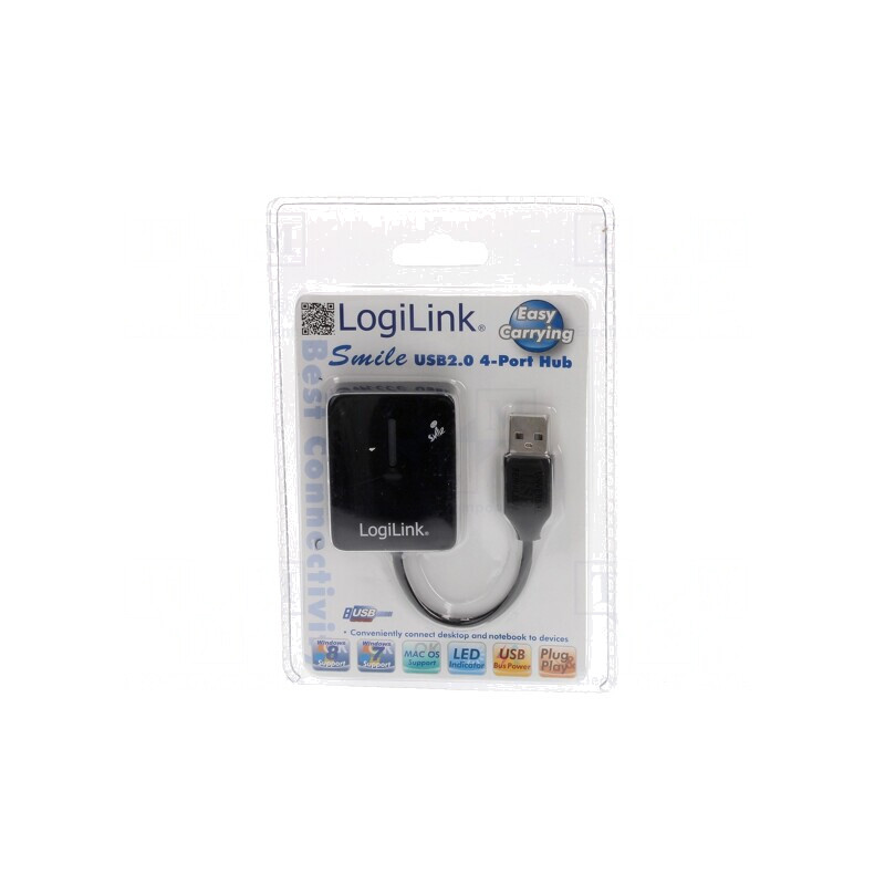 Hub USB 4 Porturi USB 2.0 Negru 480Mbps | Electronic-mag.ro | Componente Electronice Hub USB 4 Porturi USB 2.0 Negru 480Mbps | Electronic-mag.ro | Componente Electronice