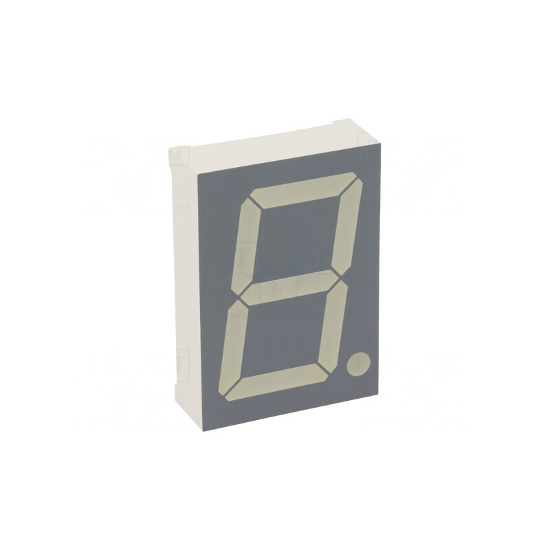 Afișaj LED 7 Segmente 38mm Roșu/Verde | Electronic-mag.ro | Componente Electronice