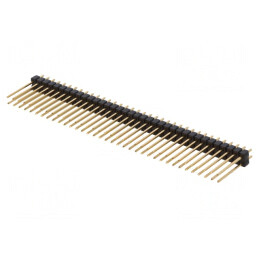 Şir pini 2x36 aurit 2,54mm THT | Electronic-mag.ro | Componente Electronice