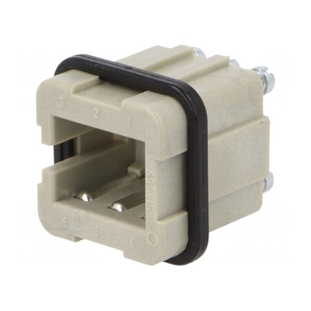 Conector Mamă EPIC STA PIN 6 H-A 3 10A 60V | Electronic-mag.ro | Componente Electronice