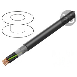 Cablu BiT 1000 ecranat 12G1mm2 cu tresă de cupru cositorit