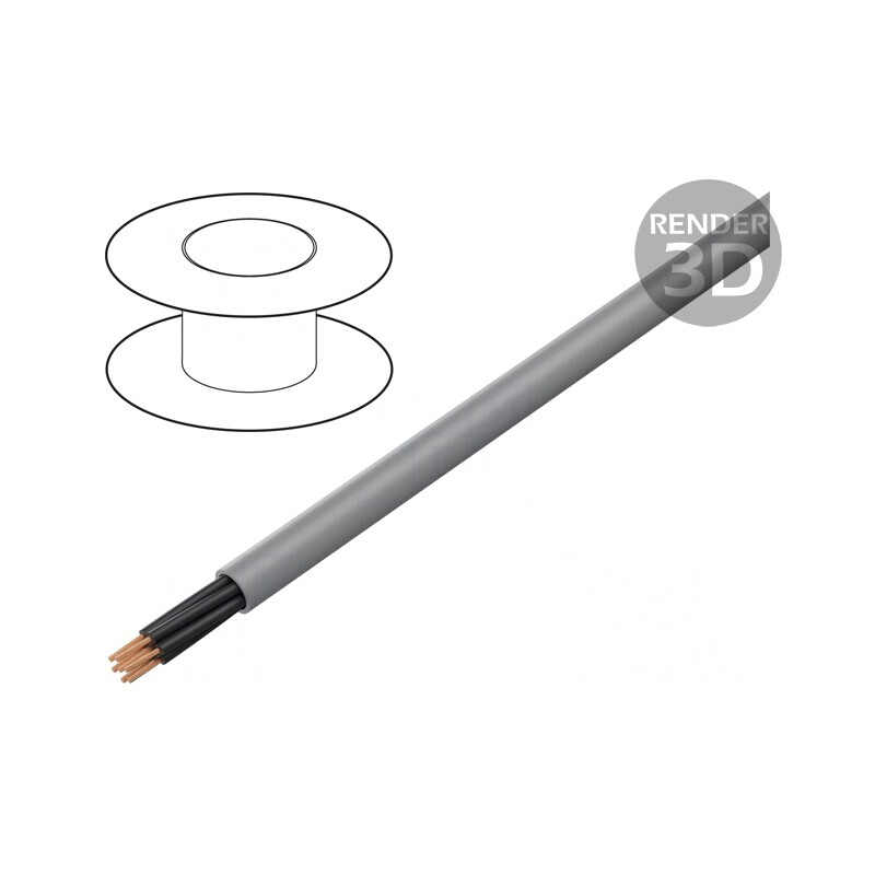 Cablu de control chainflex CF130.UL 7G1,5mm2 PVC gri | Electronic-mag.ro | Componente Electronice