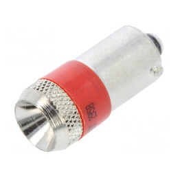 Lampă LED roşie BA9S 110V | Electronic-mag.ro | Componente Electronice