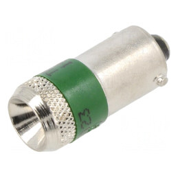 Lampă LED verde BA9S 110V | Electronic-mag.ro | Componente Electronice