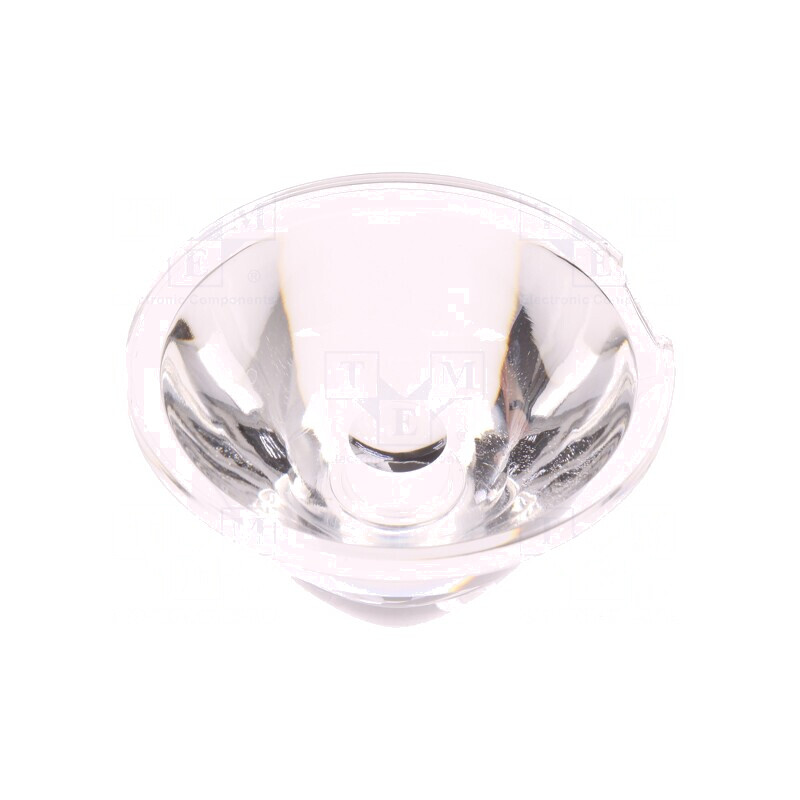 Lentilă LED Rotundă Plexiglass Transparentă 4-11° | Electronic-mag.ro | Componente Electronice