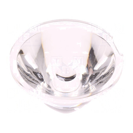 Lentilă LED Rotundă Plexiglass Transparentă 4-11° | Electronic-mag.ro | Componente Electronice