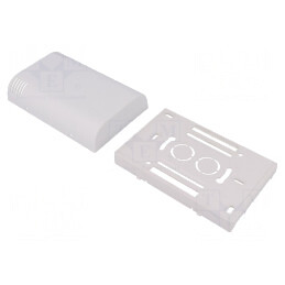 Carcasă ABS Albă Montare pe Perete 80x120x35mm | Electronic-mag.ro | Componente Electronice