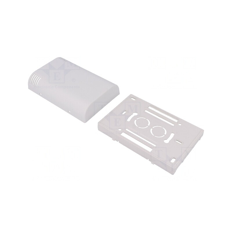 Carcasă ABS Albă Montare pe Perete 80x120x35mm | Electronic-mag.ro | Componente Electronice