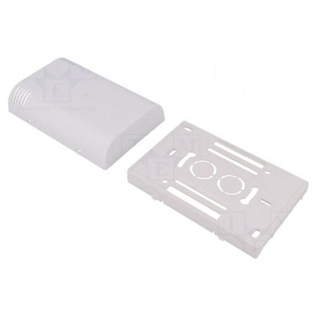 Carcasă ABS Albă Montare pe Perete 80x120x35mm | Electronic-mag.ro | Componente Electronice
