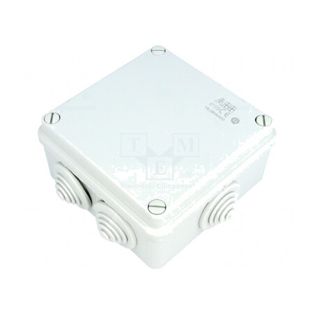 Cutie de conexiuni perete 113x113x57mm | Electronic-mag.ro | Componente Electronice