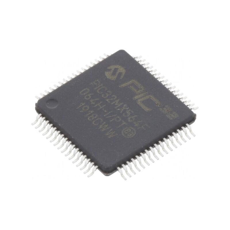 Microcontroler PIC32 64kB 2,3-3,6V SMD TQFP64 | Electronic-mag.ro | Componente Electronice