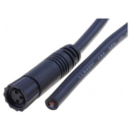 Conector M8 1m Mamă 3 PIN Cu Manșon și Cabluri | Electronic-mag.ro | Componente Electronice