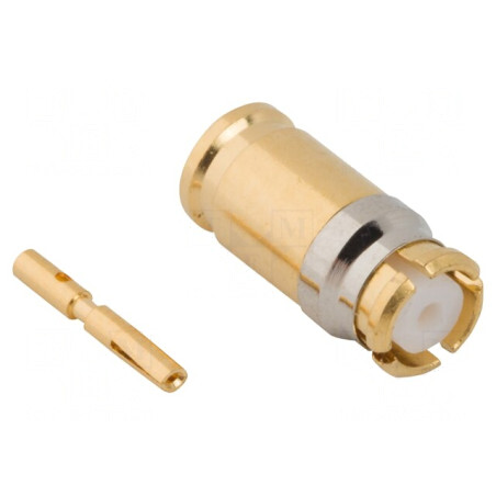Mufă Coaxială Mamă 50Ω Lipire pe Cablu SMP | Electronic-mag.ro | Componente Electronice